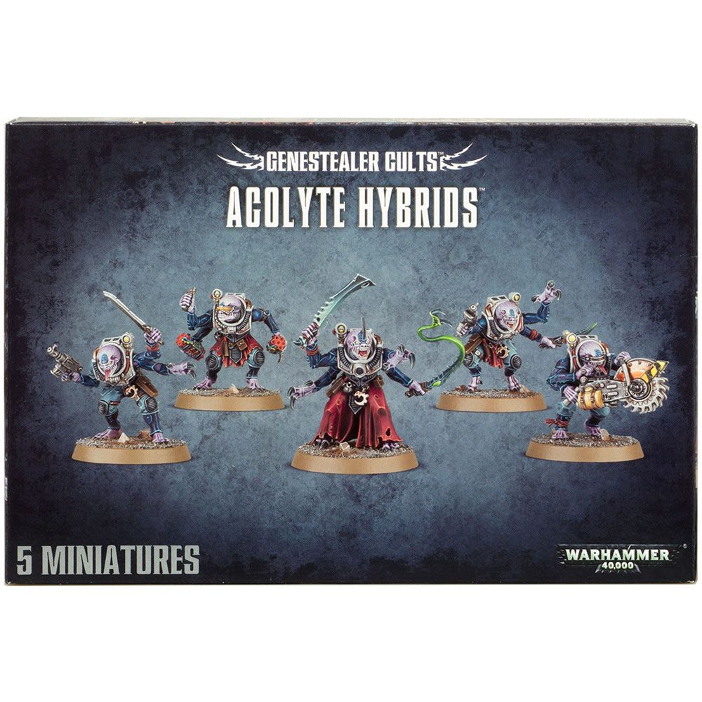 Набор миниатюр Warhammer Games Workshop, Genestealer Cults Acolyte Hybrids (2016)
Набор миниатюр Warhammer Games Workshop, Genestealer Cults Acolyte Hybrids (2016)