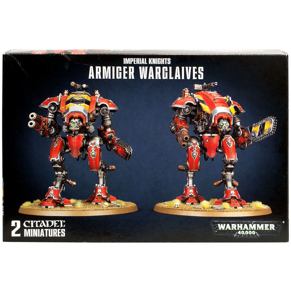 Набор миниатюр Warhammer Games Workshop, Imperial Knights: Armiger Warglaives
Набор миниатюр Warhammer Games Workshop, Imperial Knights: Armiger Warglaives
