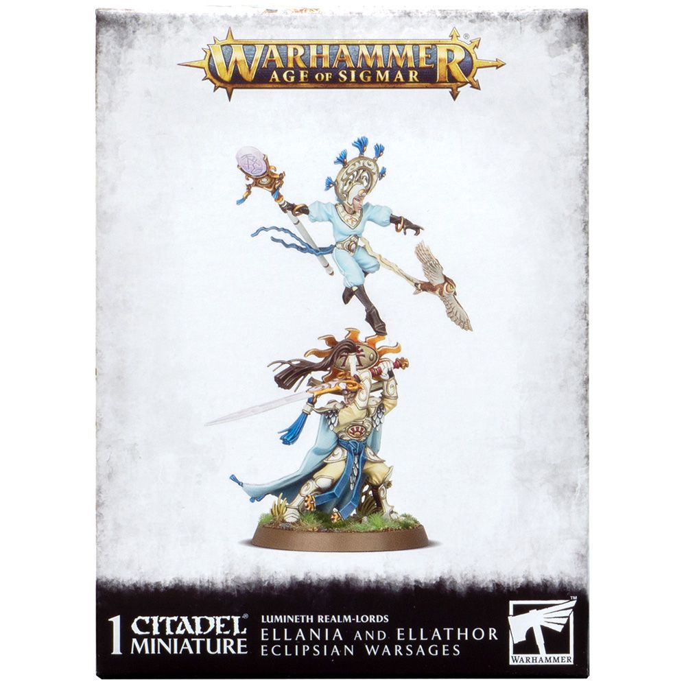 Набор миниатюр Warhammer Games Workshop, Lumineth Realm-lords: Ellania and Ellathor
Набор миниатюр Warhammer Games Workshop, Lumineth Realm-lords: Ellania and Ellathor
