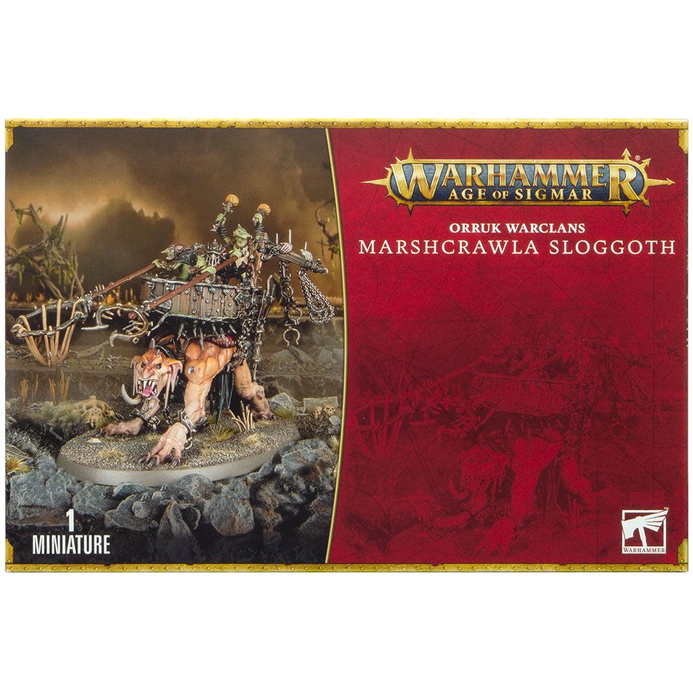 Набор миниатюр Warhammer Games Workshop, Orruk Warclans: Marshcrawla Sloggoth
Набор миниатюр Warhammer Games Workshop, Orruk Warclans: Marshcrawla Sloggoth
