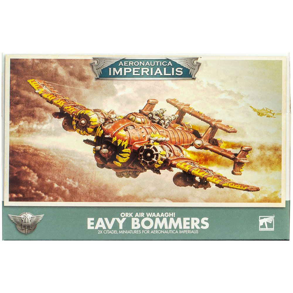 Набор миниатюр Warhammer Games Workshop, Aeronautica Imperialis: Ork Air WAAAGH! 'Eavy Bommerz 
Набор миниатюр Warhammer Games Workshop, Aeronautica Imperialis: Ork Air WAAAGH! 'Eavy Bommerz
