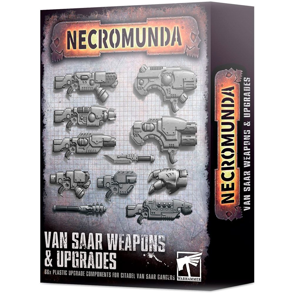 Набор миниатюр Warhammer Games Workshop, Necromunda: Van Saar Weapons and Upgrades
Набор миниатюр Warhammer Games Workshop, Necromunda: Van Saar Weapons and Upgrades