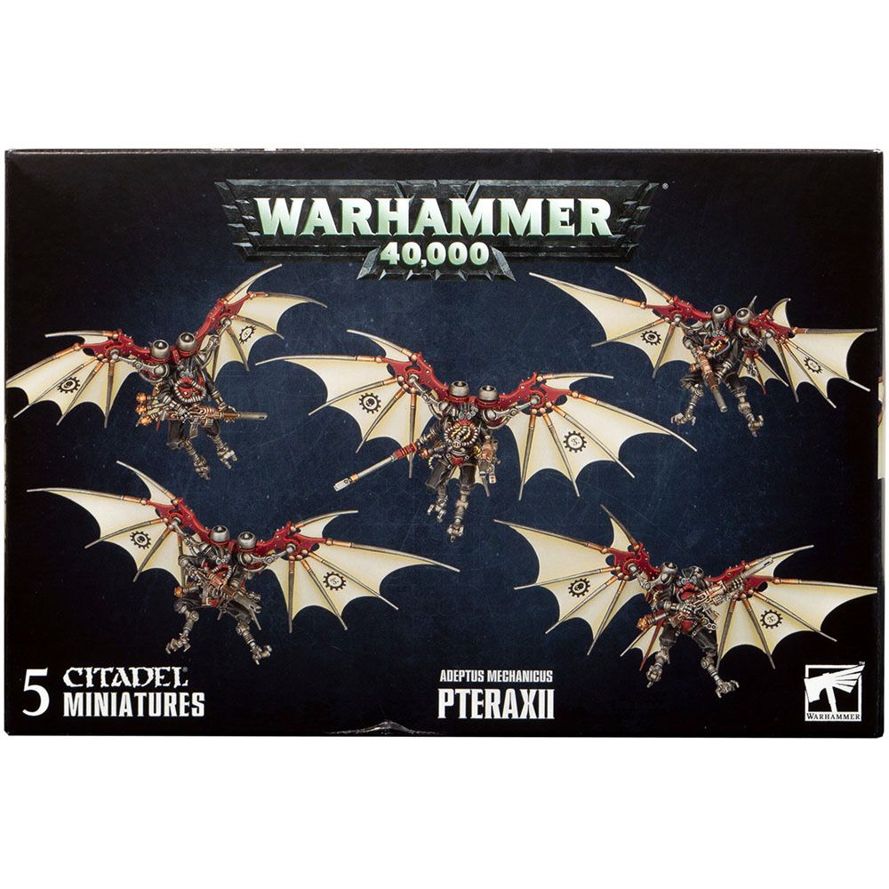 Набор миниатюр Warhammer Games Workshop, Adeptus Mechanicus Pteraxii (2020)
Набор миниатюр Warhammer Games Workshop, Adeptus Mechanicus Pteraxii (2020)