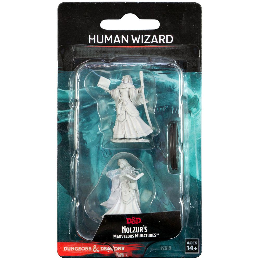 Миниатюра WizKids, D&D Nolzur’s Marvelous Miniatures: Human Wizard (женщина, с книгой заклинаний)
Миниатюра WizKids, D&D Nolzur’s Marvelous Miniatures: Human Wizard (женщина, с книгой заклинаний)