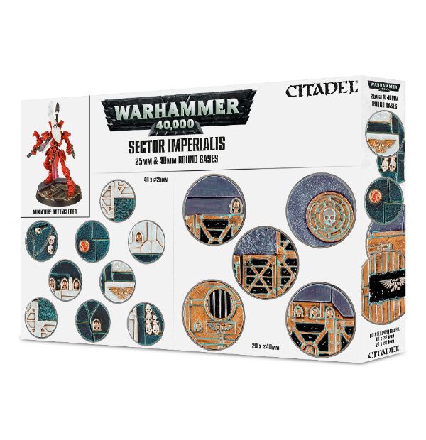 Sector Imperialis: 25 & 40 mm Round Bases