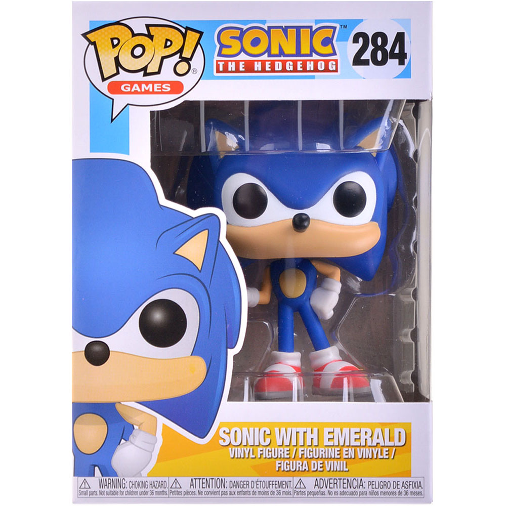 Фигурка Funko POP! Games. Sonic The Hedgehod: Sonic with Emerald