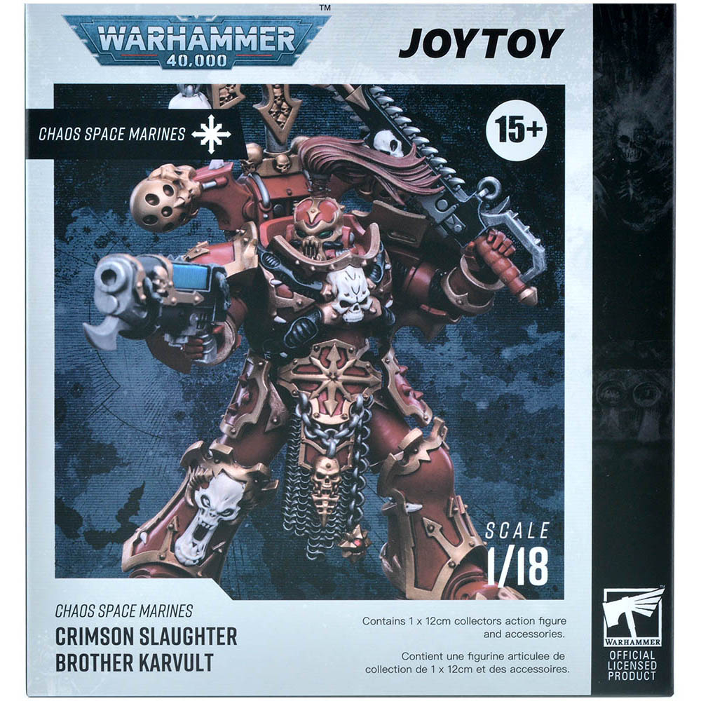 Фигурка JoyToy. Warhammer 40,000: Chaos Space Marines Crimson Slaughter  Brother Karvult