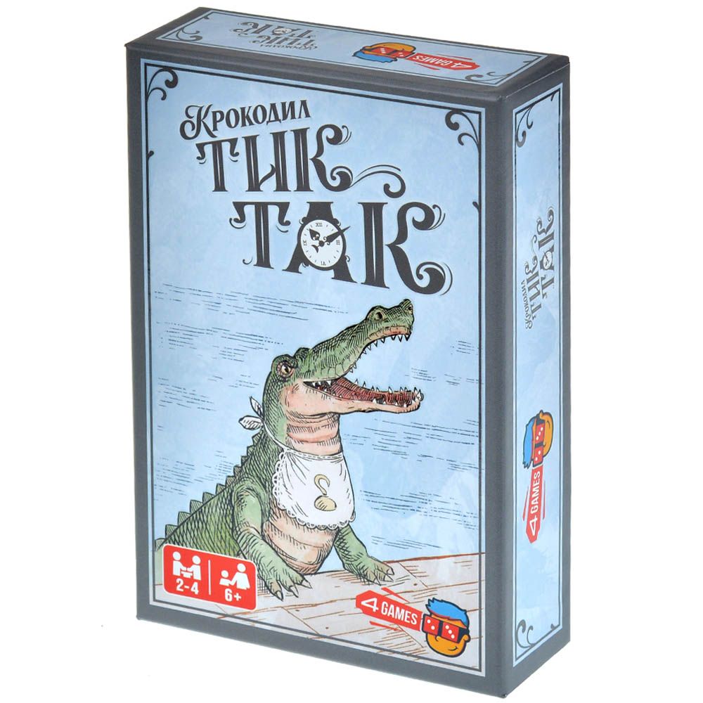 Настольная игра 4Games Крокодил Тик-Так 4G-003