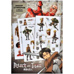 Набор стикеров Attack on Titan №4