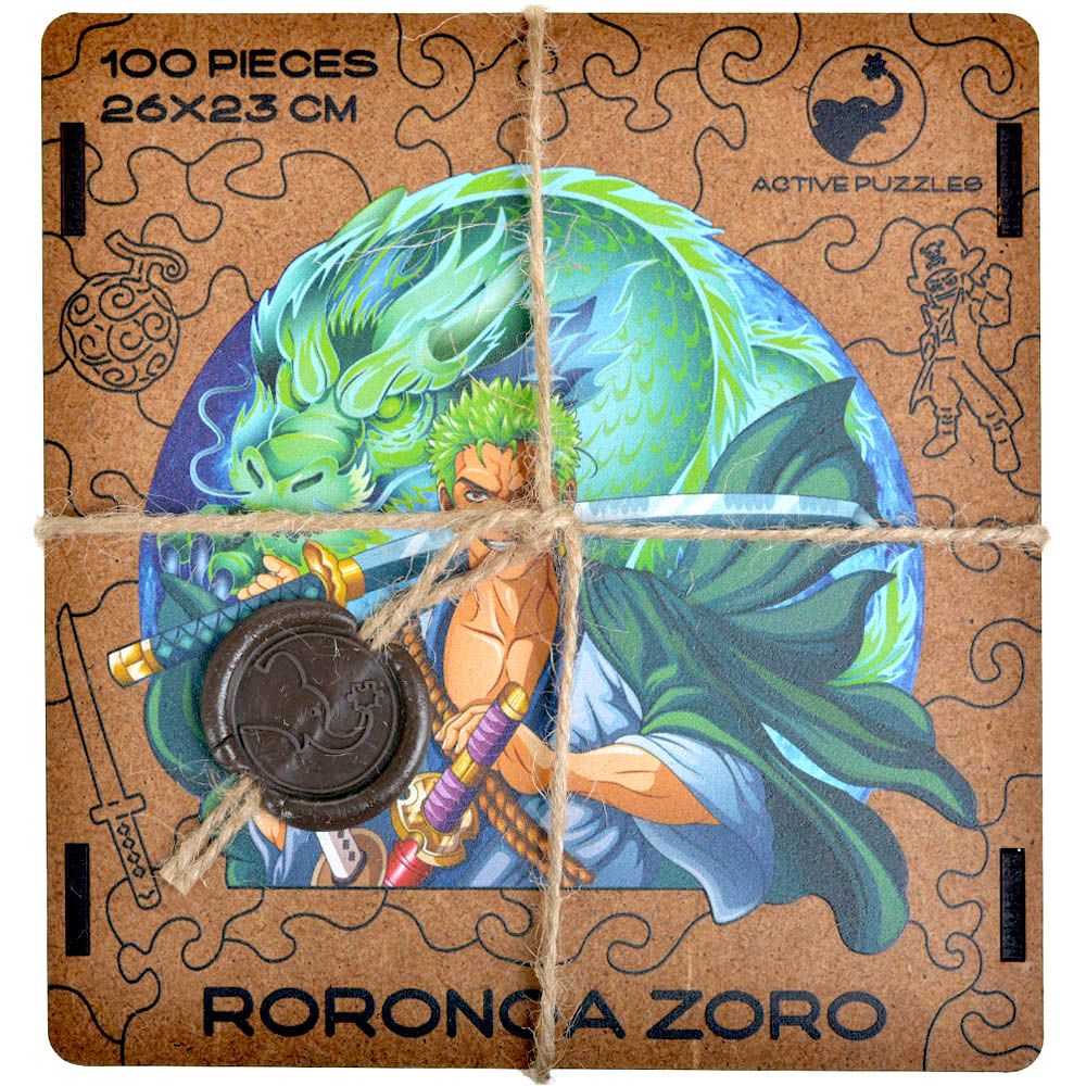 Active puzzles Деревянный пазл "Ророноа Зоро" Roronoa-Zoro - фото 1