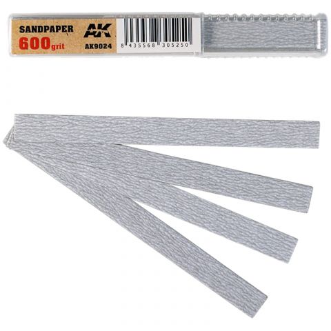 AK Tools: Dry Sandpaper 600 Grit (50 шт.)