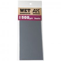 AK Tools: Wet Sandpaper 1500 Grit (3 шт.)