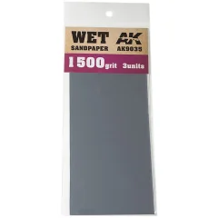 AK Tools: Wet Sandpaper 1500 Grit (3 шт.)