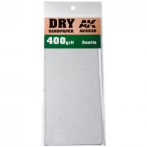 AK Tools: Dry Sandpaper 400 Grit (3 шт.)