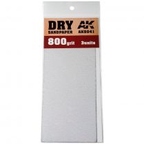 AK Tools: Dry Sandpaper 800 Grit (3 шт.)