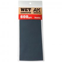 AK Tools: Wet Sandpaper 600 Grit (3 шт.)