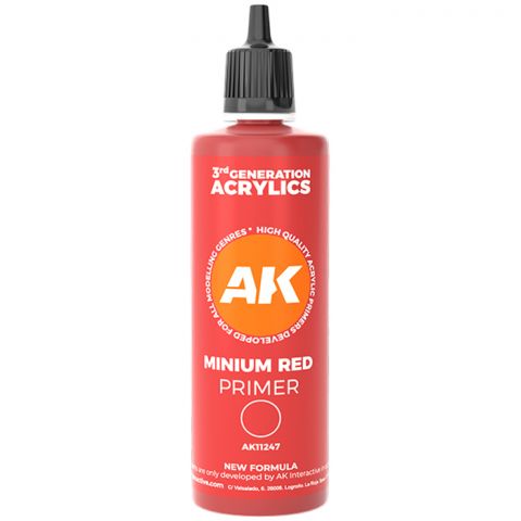 Грунтовка AK Interactive: Minium Red Primer AK11247 (100 мл)