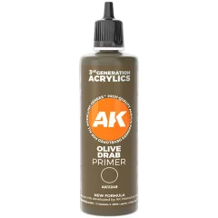 Грунтовка AK Interactive: Olive Drab Primer AK11249 (100 мл)
