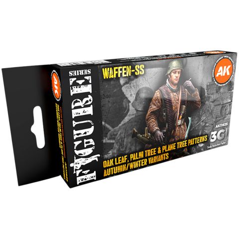 Набор красок AK Interactive: Oak Leaf, Palm Tree & Plane Tree Patterns Autumn/Winter Variants AK11625