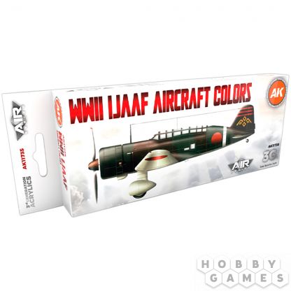 Набор красок AK Interactive: WWII IJAAF Aircraft Colors AK11735