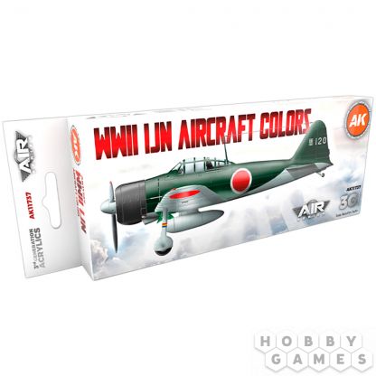 Набор красок AK Interactive: WWII IJN Aircraft Colors AK11737