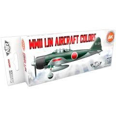 Набор красок AK Interactive: WWII IJN Aircraft Colors AK11737
