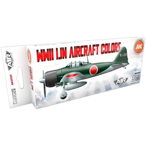 Набор красок AK Interactive: WWII IJN Aircraft Colors AK11737