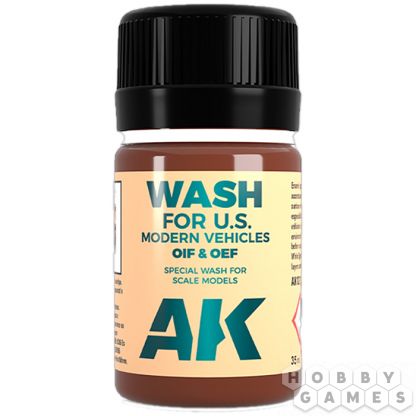 Краска AK Interactive Washes: For U.S. Modern Vehicles OIF & OEF AK121
