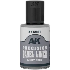 Краска AK Interactive Effects: Light Grey Precision Panel Liner AK12101 (30 мл)