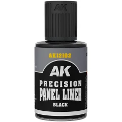 Краска AK Interactive Effects: Black Precision Panel Liner AK12102 (30 мл)