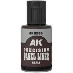 Краска AK Interactive Effects: Sepia Precision Panel Liner AK12103 (30 мл)