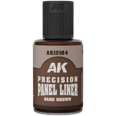 Краска AK Interactive Effects: Dark Brown Precision Panel Liner AK12104 (30 мл)