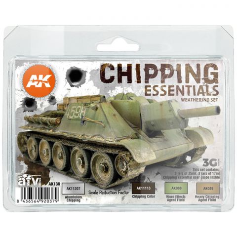 Набор красок AK Interactive: Chipping Essentials Weathering Set AK138
