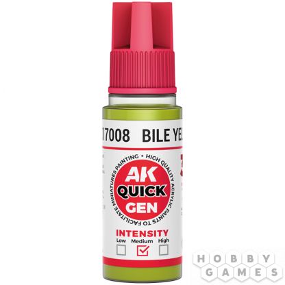 Вопросы про Краска AK Interactive Quick Gen: Bile Yellow AK17008 (18 мл)