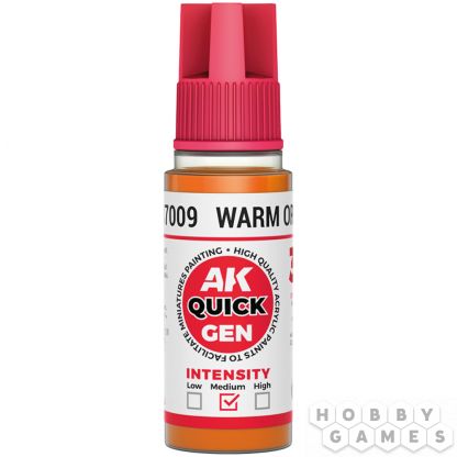 Краска AK Interactive Quick Gen: Warm Orange AK17009 (18 мл)
