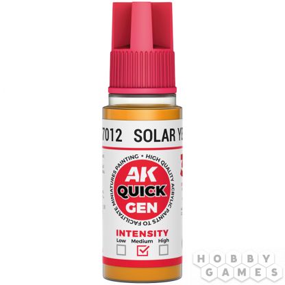 Краска AK Interactive Quick Gen: Solar Yellow AK17012 (18 мл)