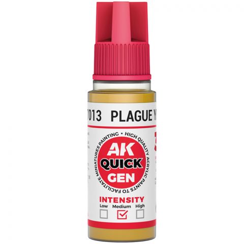 Краска AK Interactive Quick Gen: Plague Yellow AK17013 (18 мл)