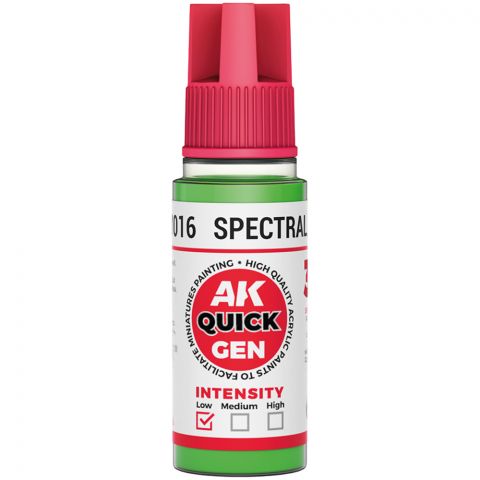 Краска AK Interactive Quick Gen: Spectral Green AK17016 (18 мл)