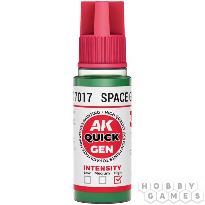 Краска AK Interactive Quick Gen: Space Green AK17017 (18 мл)