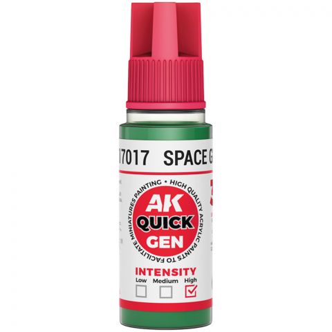 Краска AK Interactive Quick Gen: Space Green AK17017 (18 мл)