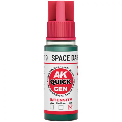Краска AK Interactive Quick Gen: Space Dark Green AK17019 (18 мл)