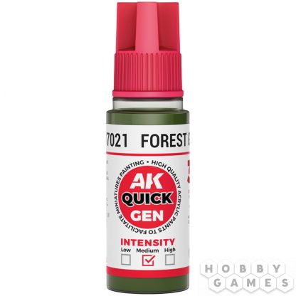 Краска AK Interactive Quick Gen: Forest Green AK17021 (18 мл)