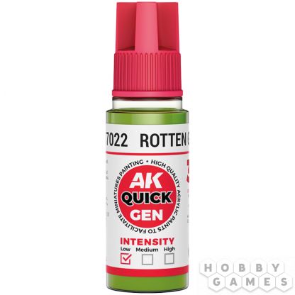 Вопросы про Краска AK Interactive Quick Gen: Rotten Green AK17022 (18 мл)