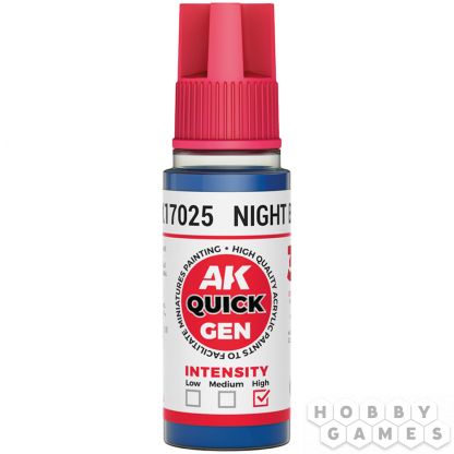 Краска AK Interactive Quick Gen: Night Blue AK17025 (18 мл)