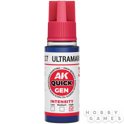 Краска AK Interactive Quick Gen: Ultramarine Blue AK17027 (18 мл)