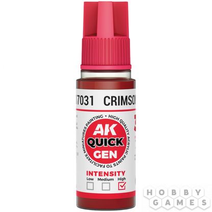 Краска AK Interactive Quick Gen: Crimson Red AK17031 (18 мл)