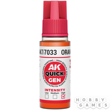 Краска AK Interactive Quick Gen: Orange AK17033 (18 мл)