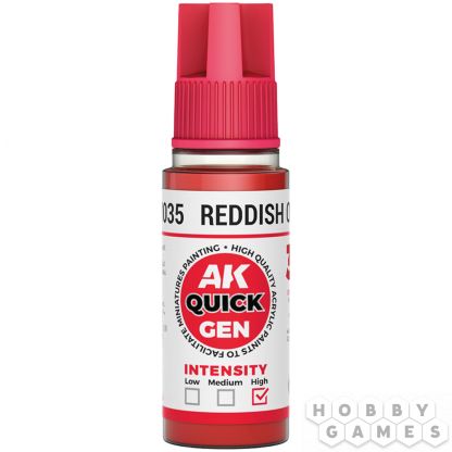 Краска AK Interactive Quick Gen: Reddish Orange AK17035 (18 мл)