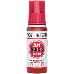 Краска AK Interactive Quick Gen: Infernal Red AK17037 (18 мл)