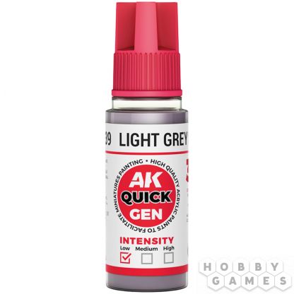 Краска AK Interactive Quick Gen: Light Grey Shadow AK17039 (18 мл)